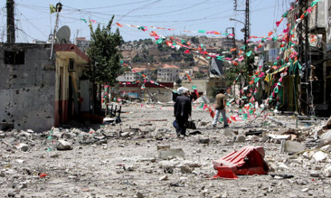 آثار عدوان تموز على اسواق بنت جبيل ( وائل اللادقي)