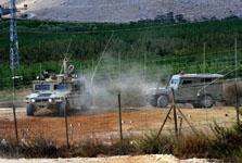 دورية لقوات الاحتلال الصهيوني في بلدة الغجر