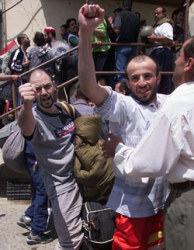 الأسرى المحررون من سجن الخيام