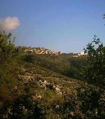 كفرشوبا كما نراها من الخيام