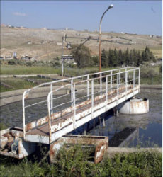 محطة التكرير المهجورة في مرجعيون