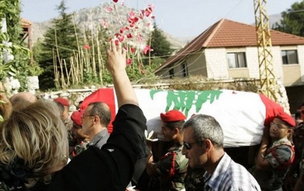 مأتم الضابط الطيار سامر حنا