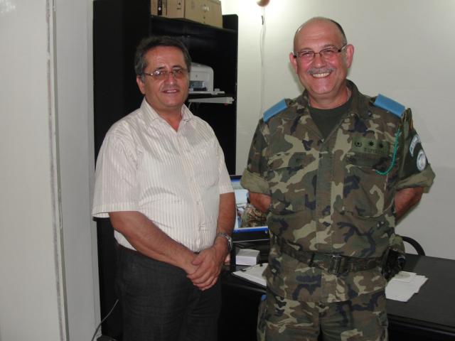 المقدم سيزار إسبيريتو والمهندس أسعد رشيدي