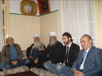 جنبلاط ووهاب وتيمور مع الشيخ الصايغ