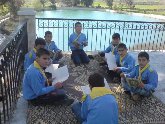 فرق الكشافة كانت على الدردارة