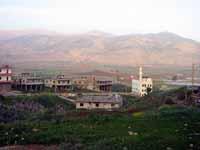 منظر عام لبلدة عين عرب