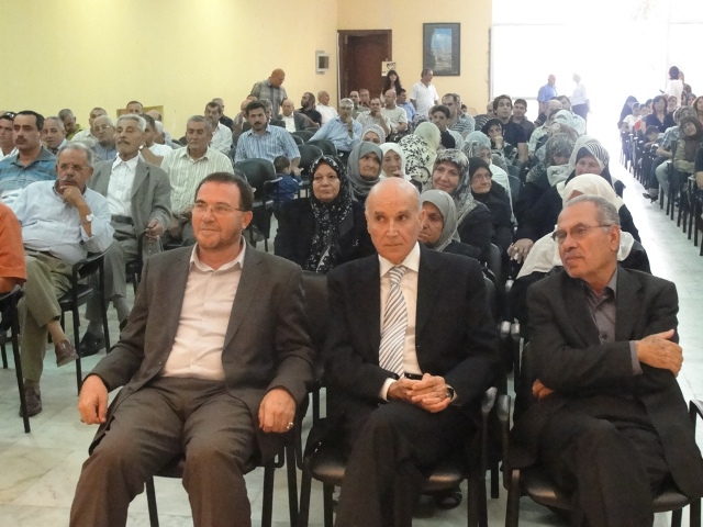 جانب من جمهور حفل إفتتاح مكتب موقع خيامكم