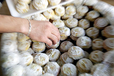 رائحت المعمول تتغلغل في الحارات وتعلن قدوم العيد