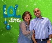 مقدما البرنامج هشام حداد وارزة الشدياق