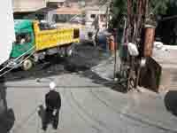 تعبيد الطرقات داخل حاصبيا