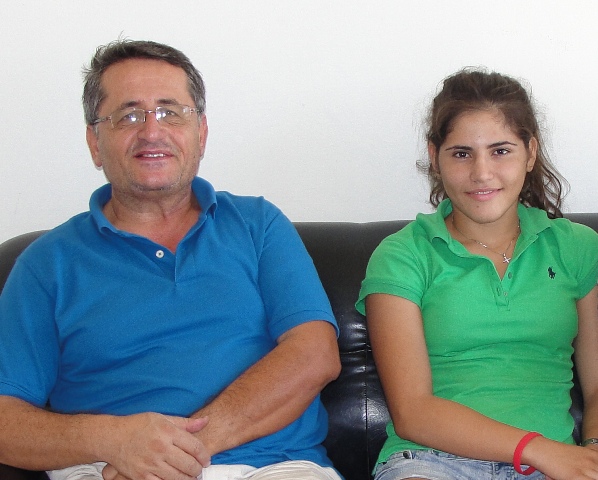 المهندس أسعد رشيدي دوماً إلى جانب بطلتنا ليا فرحات