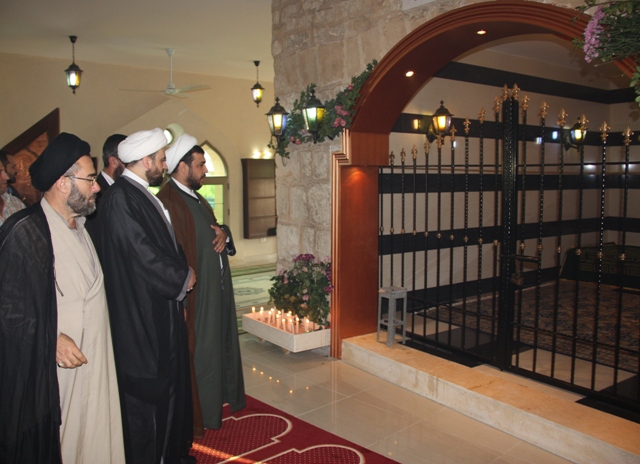 المفتي قبلان في مقام الولي الصالح تميم - الدوير