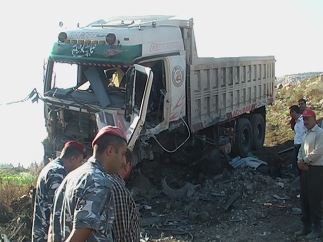 القوى الأمنية حضرت لمعاينة الإنفجار