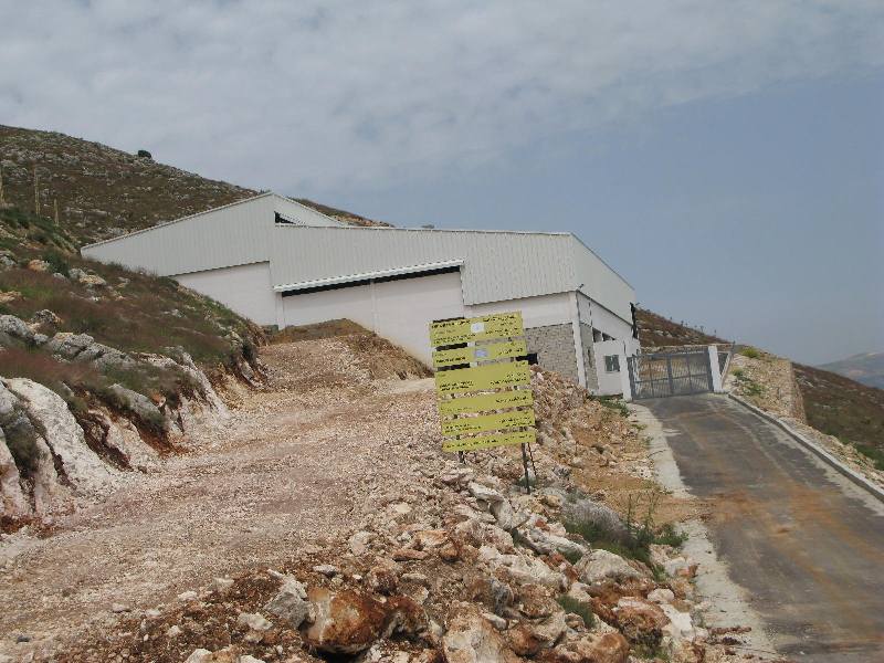 معمل فرز النفايات في الخيام