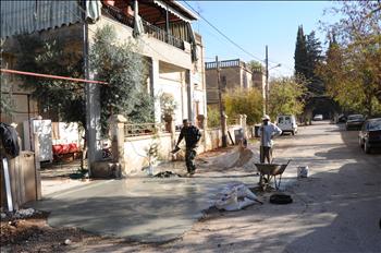 حي «بون جور» في رياق كما بدا أمس