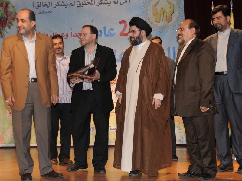 تكريم الحاج علي زريق برعاية سماحة السيد هاشم صفي الدين