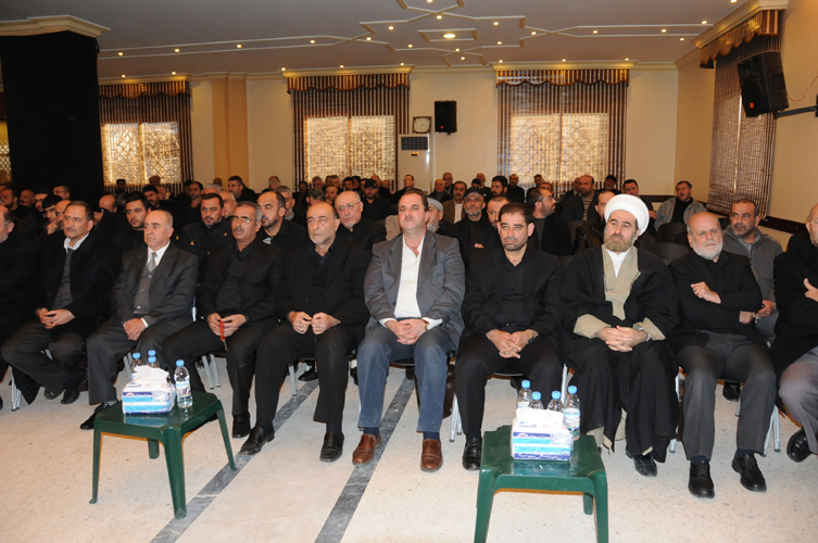 الحضور في تأبين ابو جعفر في جبشيت-تصويرسامروهبي