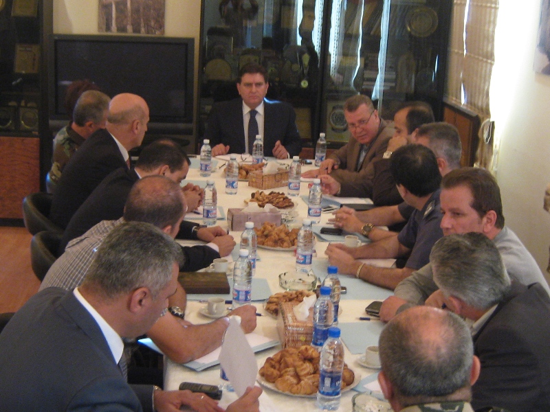 المحافظ المولى مترأسا اجتماع الامن الفرعي في النبطية