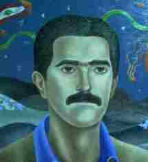 رسم للشهيد البطل قاسم حسن باشا