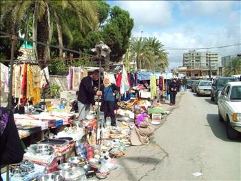 جانب من سوق النبطية الشعبي