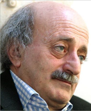 الزعيم الدرزي اللبناني وليد جنبلاط