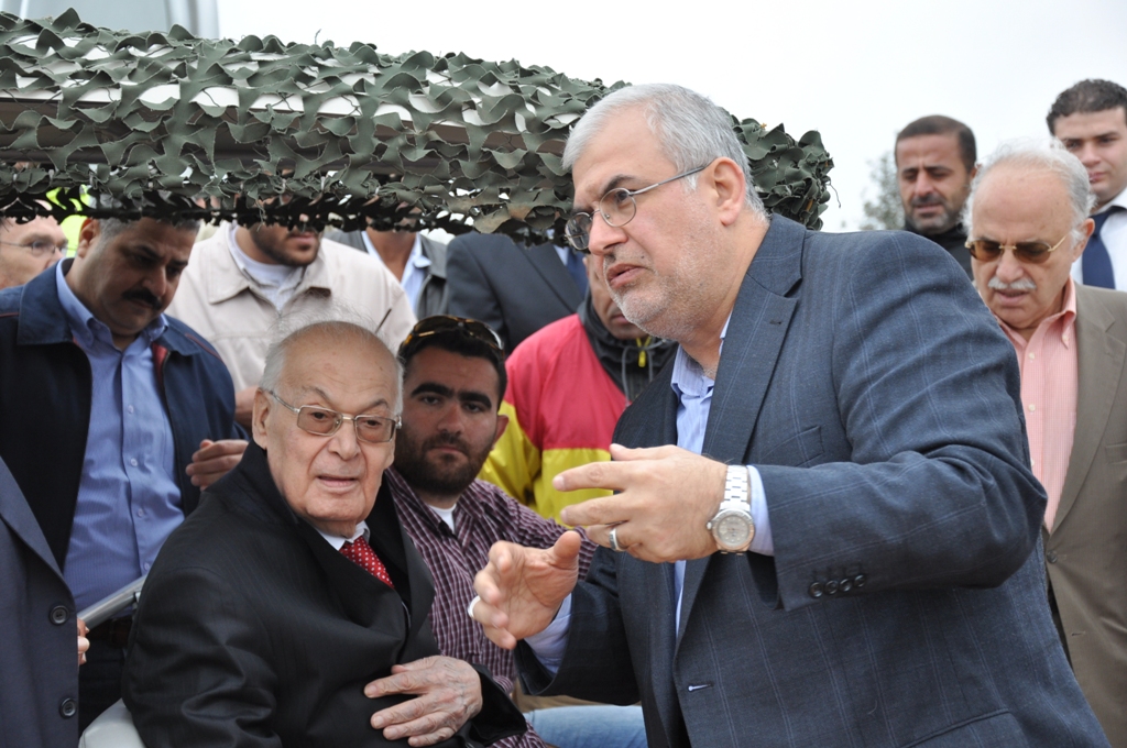 الجنوب المقاوم يستقبل الرئيس سليم الحص - رئيس حكومة التحرير