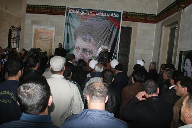 حشد خيامي لبى دعوة الإعتصام