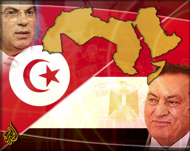  ثورتان في كل من تونس ومصر