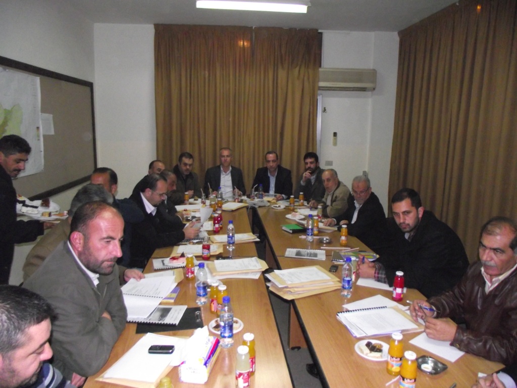 إجتماع بلدية كفررمان حضره رئيس أتحاد بلديات الشقيف الدكتور محمد جميل جابر ورؤوساء البلديات المعنية