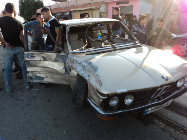  جريحان بحادث سير في الدوير