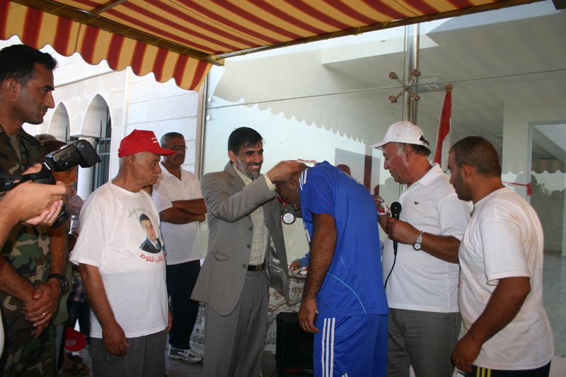 نشاط رياضي أقيم في الخيام الصيف المنصرم إحياءً لذكرى الشهيد الرائد غالب قلوط - أرشيف