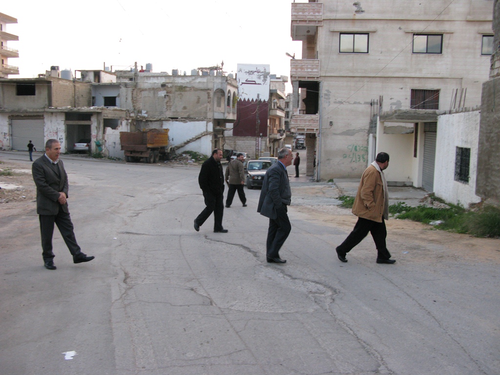 أعضاء من المجلس البلدي السابق في جولة استطلاعية