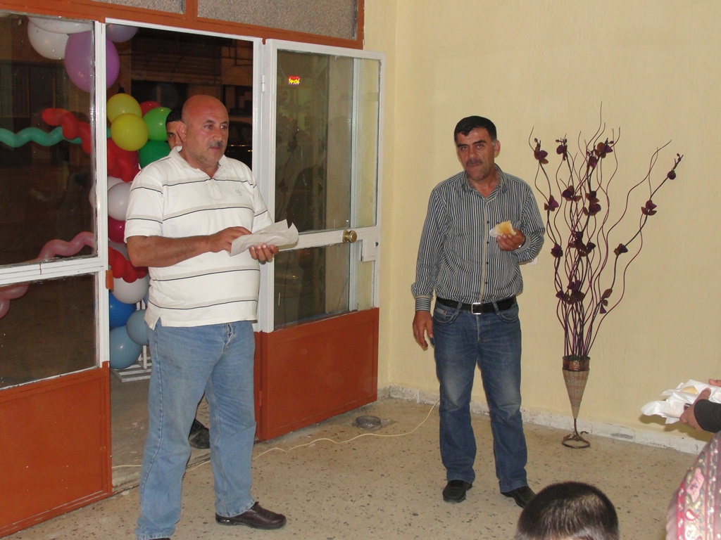 السيدان حسن عكر وأحمد عواضة حضرا لتقديم التهنئة يوم الإفتتاح