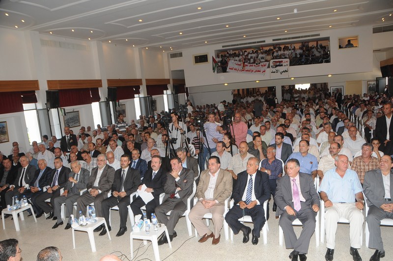 مهرجان تضامني حاشد في النبطية تضامناً مع الرئيس بشار الاسد