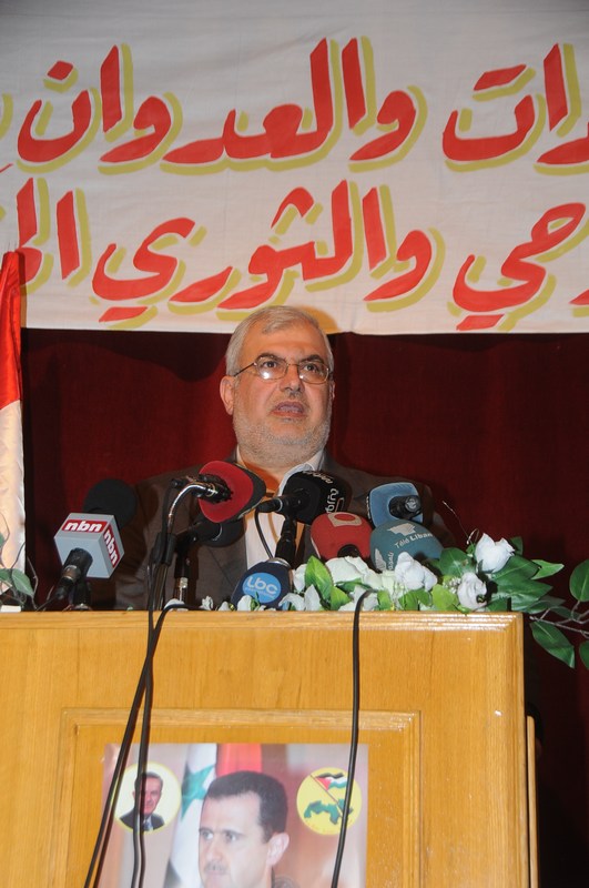 مهرجان تضامني حاشد في النبطية تضامناً مع الرئيس بشار الاسد