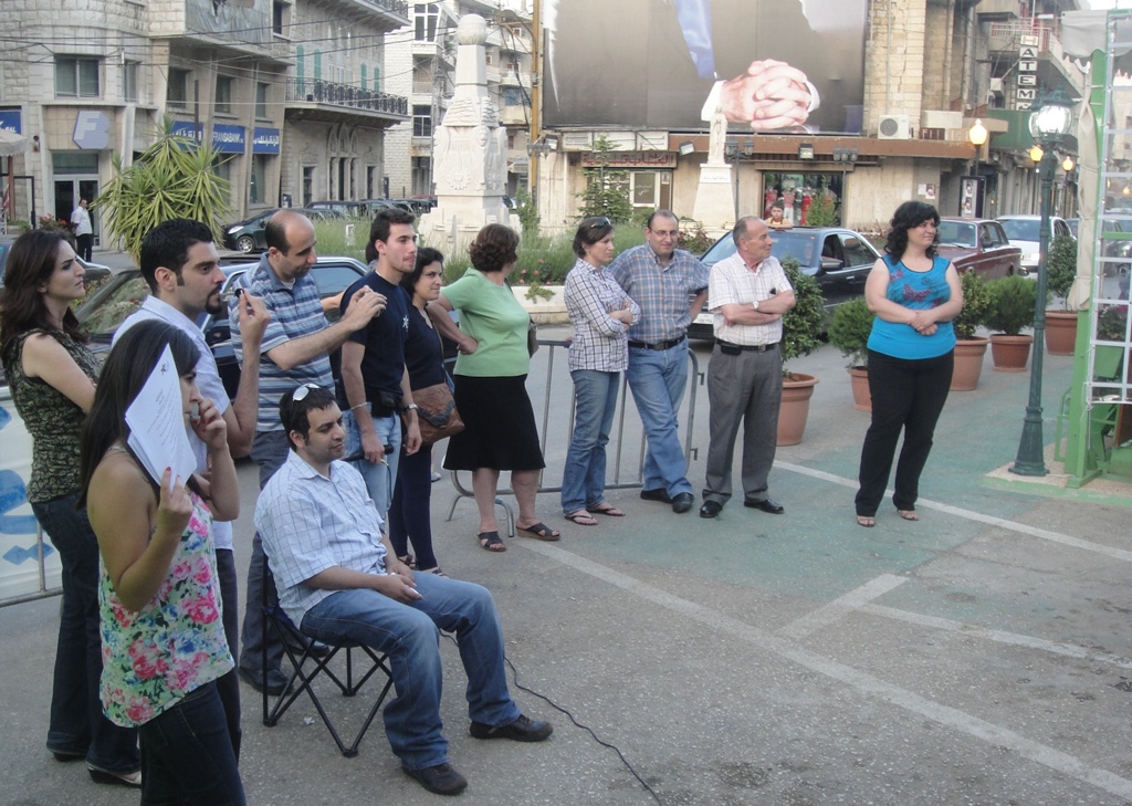 خيمة الزواج المدني – نشاط لتيار المجتمع المدني في زحلة تاريخ 4/6/2011