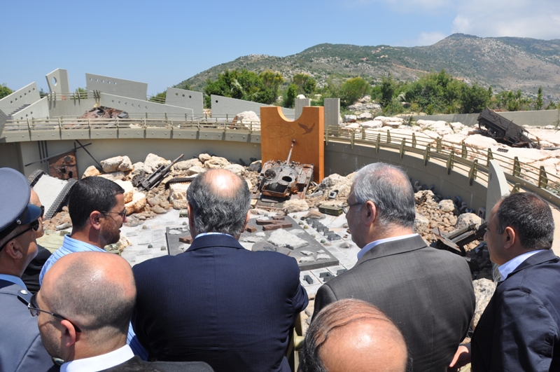 الوزير فادي عبود والنائب رعد في معلم مليتا