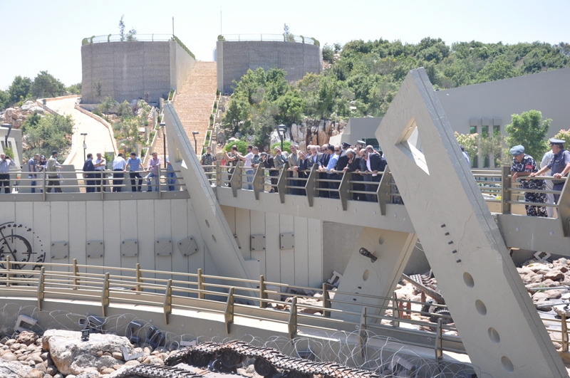 الوزير فادي عبود والنائب رعد في معلم مليتا