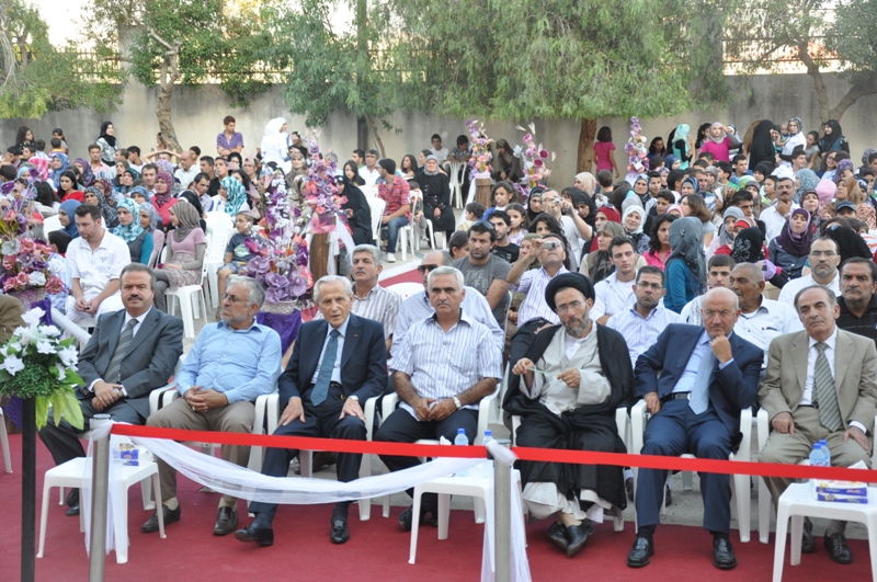 الحضور في احتفال الدوير