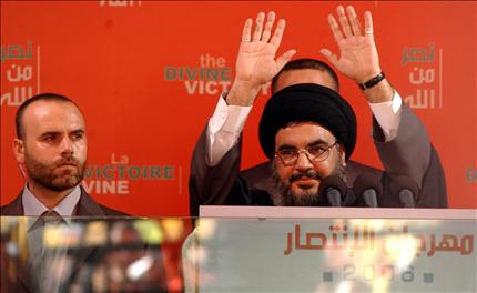 نصر الله في خطاب الانتصار (م. ع. م) 	