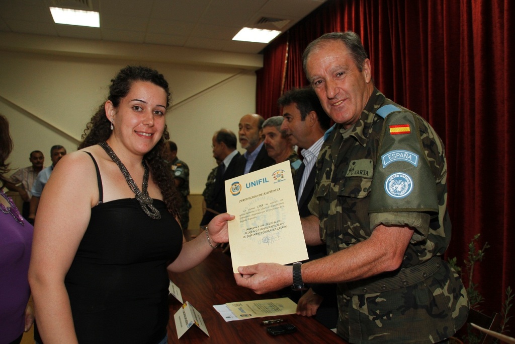 يوم اللغة الإسبانية في مقر قيادة القطاع الشرقي لليونيفيل في بلاط