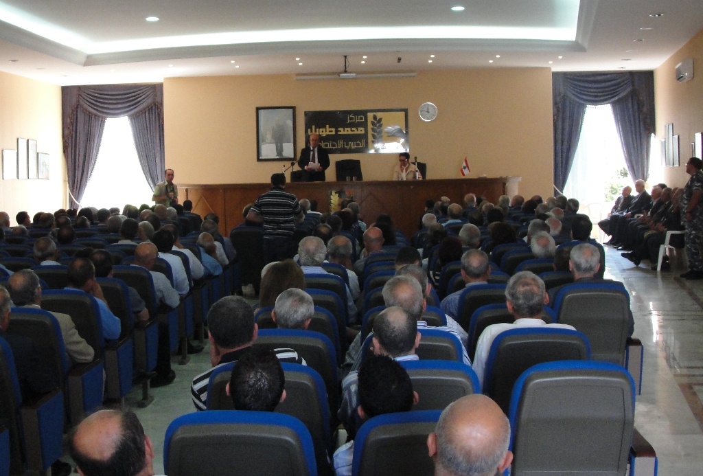 سعيد الضاوي - رئيس نادي الخيام يلقي كلمته