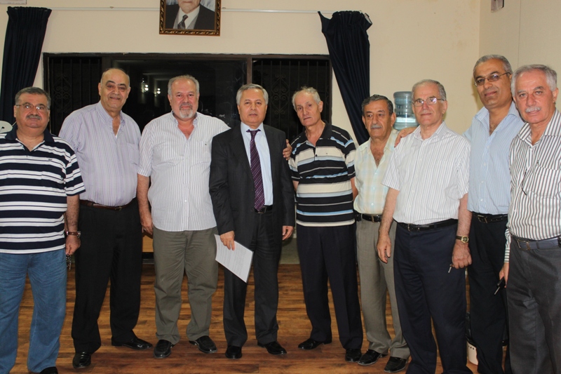 الوزير عدنان السيد حسين  في نادي الشقيف