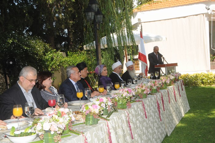 بري أولم تكريميا للبطريرك الماروني في المصيلح