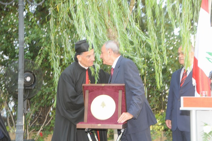 بري أولم تكريميا للبطريرك مار بشارة بطرس الراعي في المصيلح