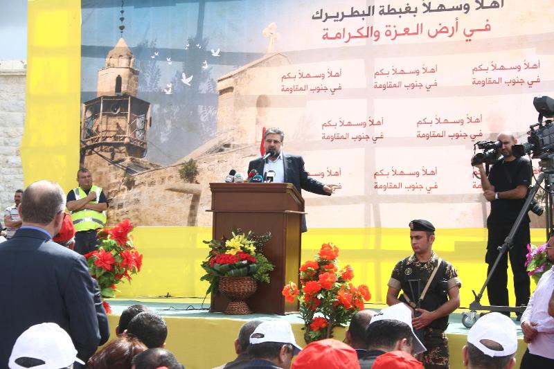 النائب نواف الموسوي  يلقي كلمته