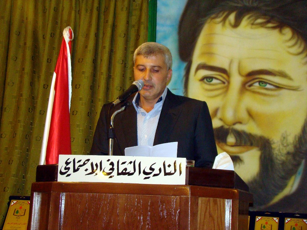 رئيس بلدية بني حيان يحيى جابر يلقي كلمته في مهرجان بني حيان