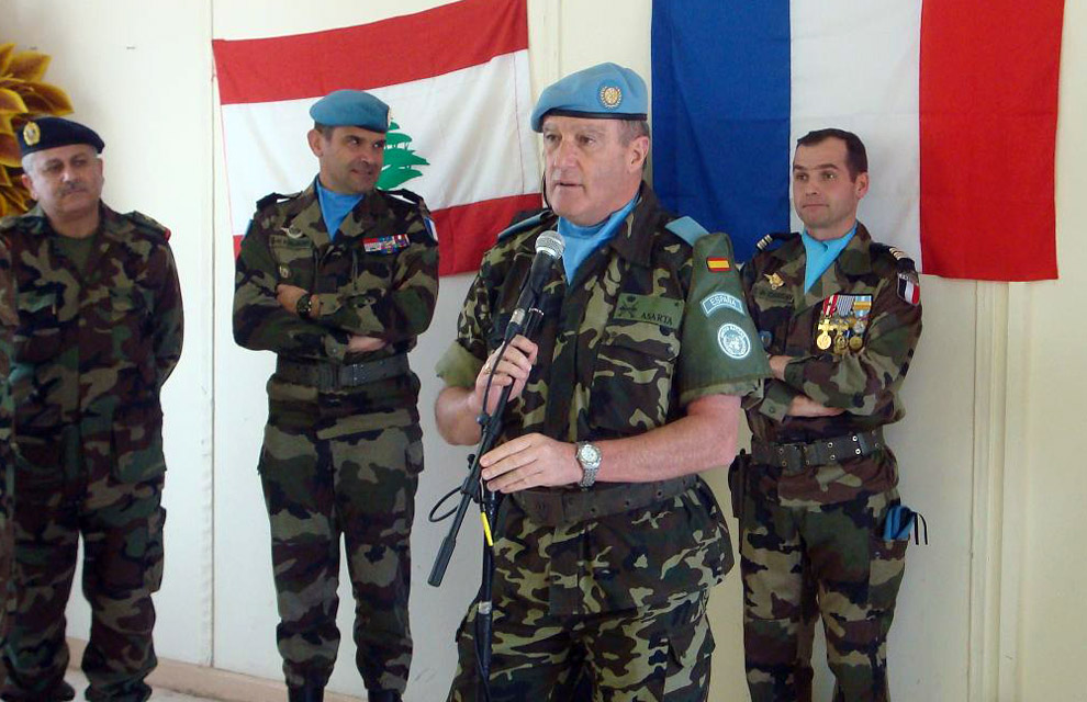 الجنرال البيرتو أسارتا كويفاس، قائد اليونيفيل