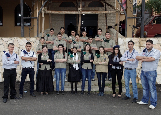  فوج شويا في جمعية الكشاف الديمقراطي يقيم سوقاً شعبياً بمناسبة عيد الأ ضحى