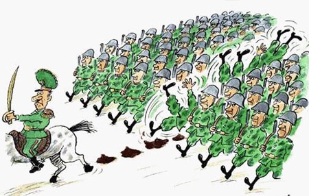 جيوش جرارة غير  منتجة